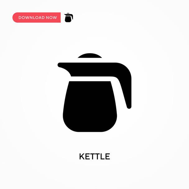 Векторна піктограма Kettle. . . Сучасна, проста плоска Векторна ілюстрація для веб-сайту або мобільного додатку
 - Вектор, зображення