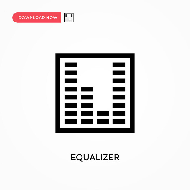 Equalizer vector icon. . Modern, simple flat vector illustration for web site or mobile app - Vektor, kép