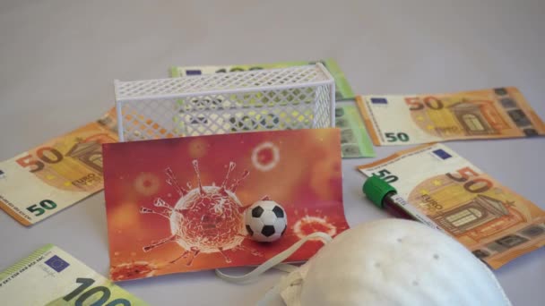 little board game soccer  - Footage, Video