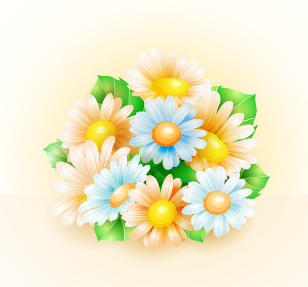 Kwiaty wiosenne - Wektor, obraz