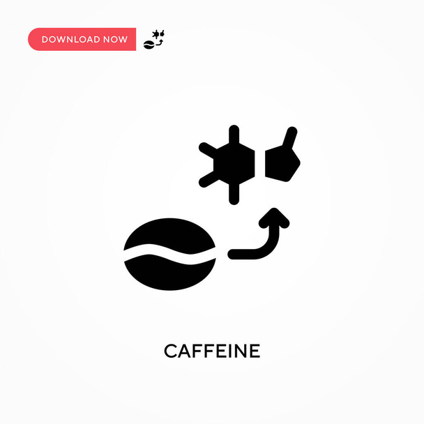 Caffeine vector icon. . Modern, simple flat vector illustration for web site or mobile app - Vector, Image