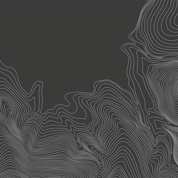 Карта линии topography.Dark концепции топографической карты с пространством для копирования. Фон концепции 3D Картографии. Карта-макет инфографики. Шаблон карты мира. Векторная иллюстрация - Вектор,изображение
