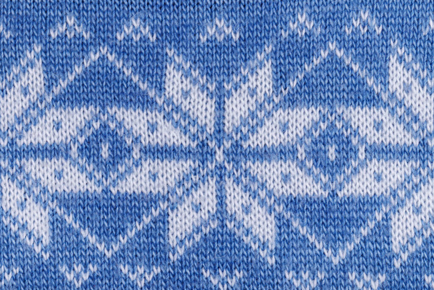 Knitted sweater. Rhombus pattern. - Photo, Image