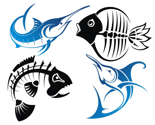 Fishes - Vecteur, image