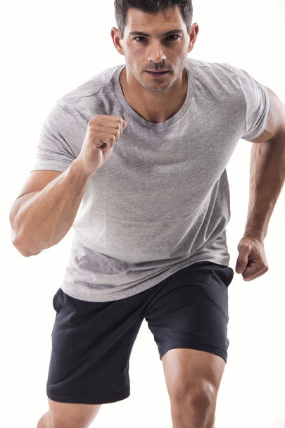 Athletic man running - Foto, immagini