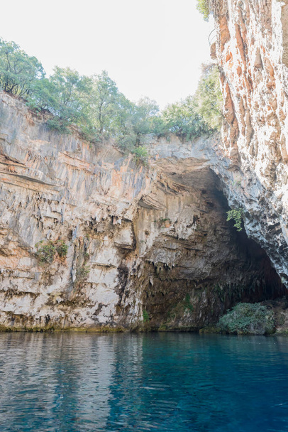 Melissani grot in Kefalonia in Griekenland - Foto, afbeelding