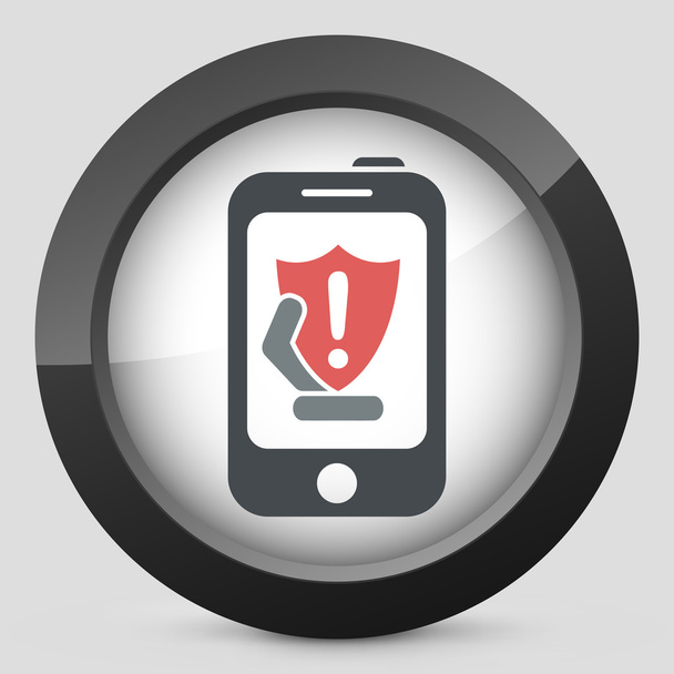 smartphone προστασία - Διάνυσμα, εικόνα