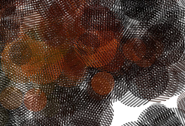 Hellrote Vektorschablone mit Kreisen. Schöne farbige Illustration mit verschwommenen Kreisen im Naturstil. Design für Poster, Banner von Webseiten. - Vektor, Bild