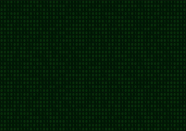 Digitale binaire code naadloos patroon. Vectorillustratie. - Vector, afbeelding