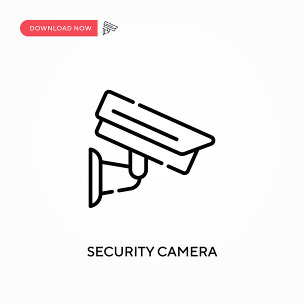 Камера безпеки Проста векторна піктограма. Сучасна, проста плоска Векторна ілюстрація для веб-сайту або мобільного додатку
 - Вектор, зображення