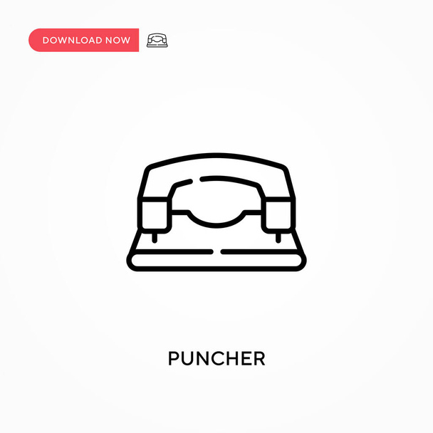 Puncher Icono de vector simple. Moderno, simple ilustración de vector plano para el sitio web o aplicación móvil - Vector, imagen
