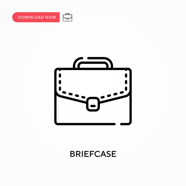 Briefcase Eenvoudig vectoricoon. Moderne, eenvoudige platte vectorillustratie voor website of mobiele app - Vector, afbeelding