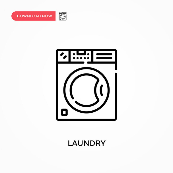 Laundry Simple vector icon. Modern, simple flat vector illustration for web site or mobile app - Vector, Image