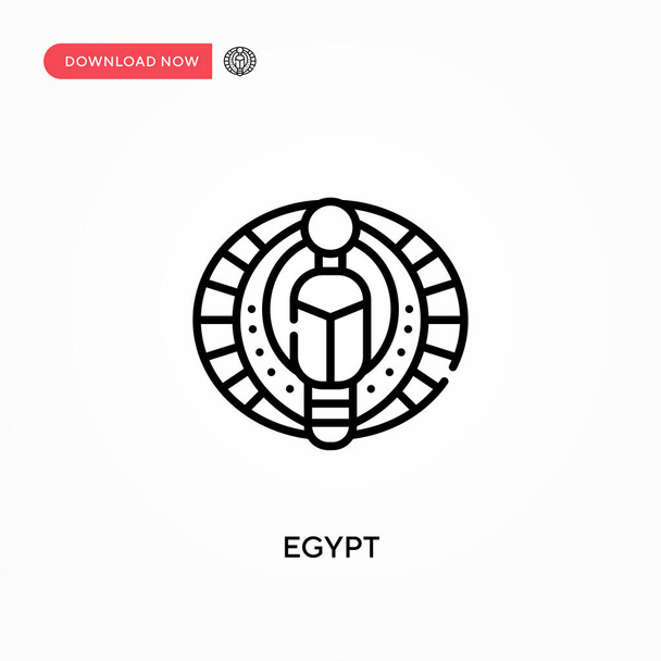 Egypte Simple icône vectorielle. Illustration vectorielle plate moderne et simple pour site Web ou application mobile - Vecteur, image