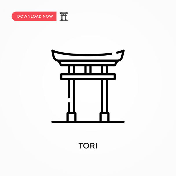 Tori Simple vector icon. Modern, simple flat vector illustration for web site or mobile app - Vector, Image
