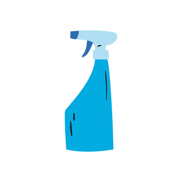 sanitizer spray bottle free form style icon vector design - Wektor, obraz