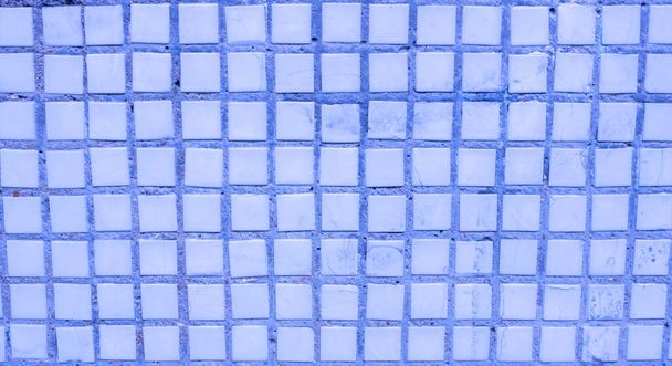 Blue Mosaic Tiles abstract background and texture. - Foto, Imagem