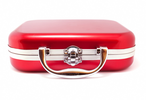 rode koffer - Foto, afbeelding