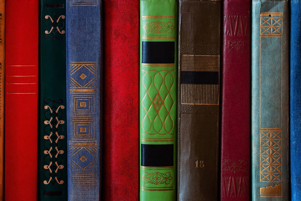 cover hardcover books closeup - Foto, Imagen
