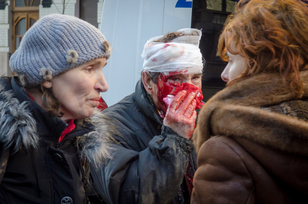 KIEV, UKRAINE - 18  February - Fotó, kép