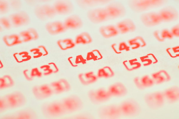 Closeup of empty lottery ticket - Фото, зображення