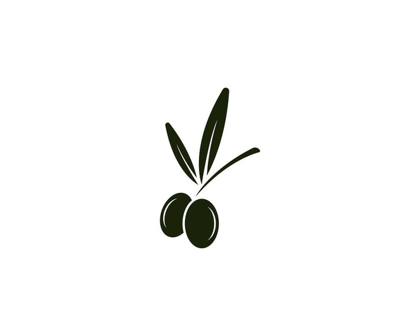 icono de oliva vector ilustración plantilla de diseño - Vector, imagen