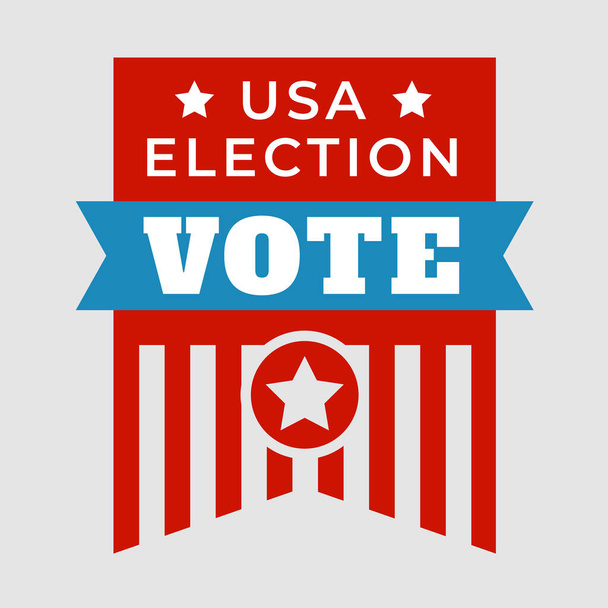 usa president election vote badge - Vector, Image