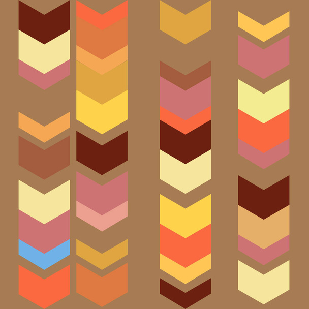 padrão de seta cores suaves moda antiga - Vetor, Imagem