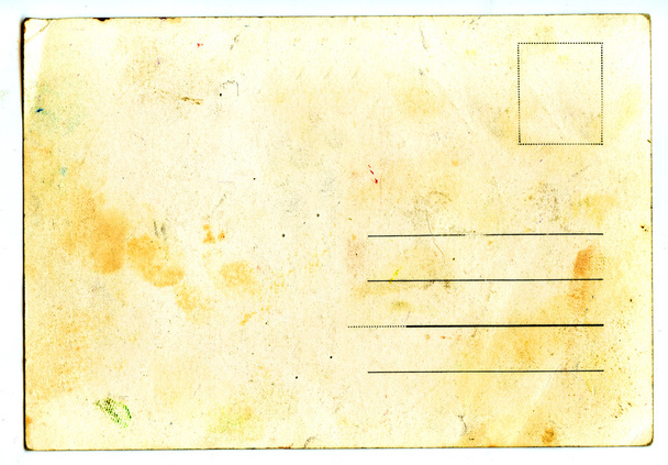 Velho cartão postal vazio
  - Foto, Imagem
