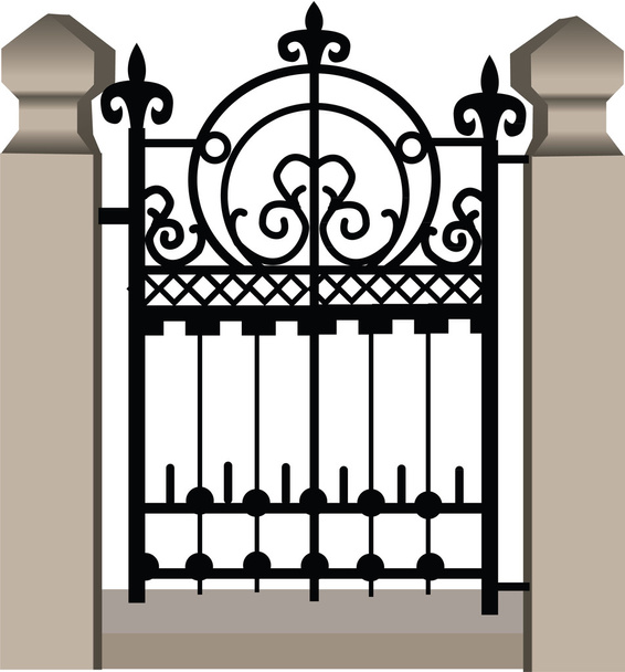 GARDEN GATE - Vector, Image