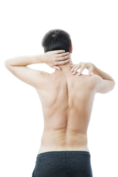 Back pain in men - Fotoğraf, Görsel