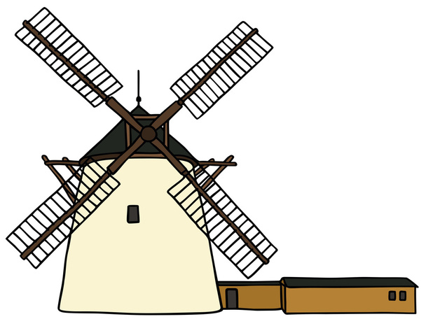 Windmühle - Vektor, Bild