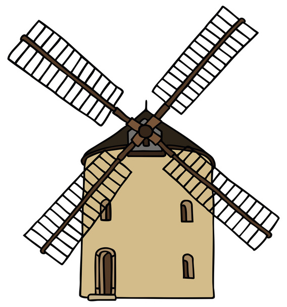molino de viento - Vector, Imagen