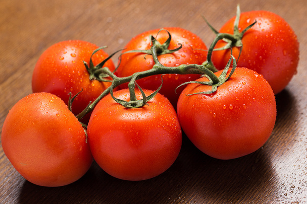 Fresh and wet tomatoes  - Photo, Image