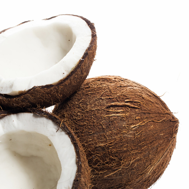 Coconuts on white background - Foto, Bild