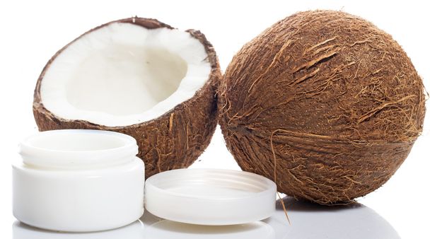 Coconut and moisturizer cream - Zdjęcie, obraz