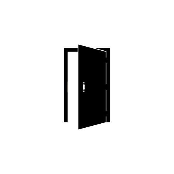 Door Icon in trendy flat style isolated on grey background. Open door symbol for your web site design, logo, app, UI. Vector illustration, EPS10. - Vector, Image