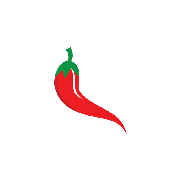 Chili-Symbol-Vektor-Illustration Design-Vorlage - Vektor, Bild