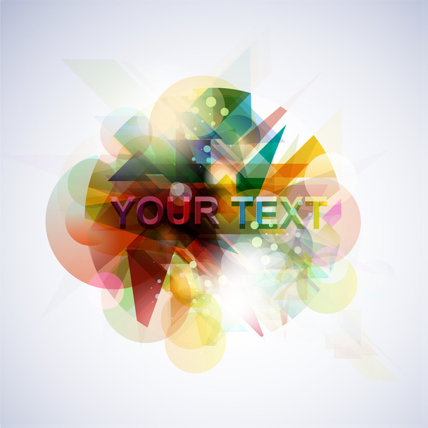 Abstract colored banner - Vector, imagen