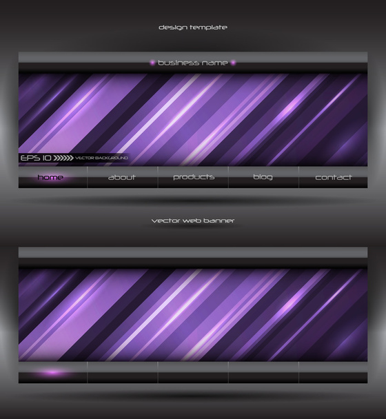 Vector abstract web banner - Vector, Image
