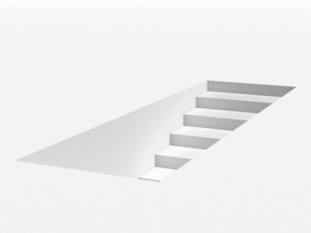weiße Treppe - Foto, Bild
