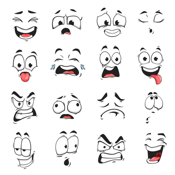 laughing cartoon faces