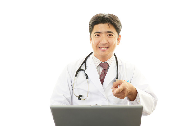 Smiling Asian medical doctor - Foto, Imagem