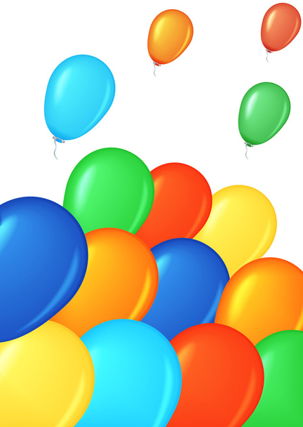 Colored balloons. - Vector, Image
