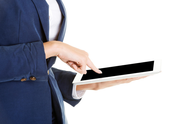 Femme d'affaires utilisant un ordinateur tablette
 - Photo, image