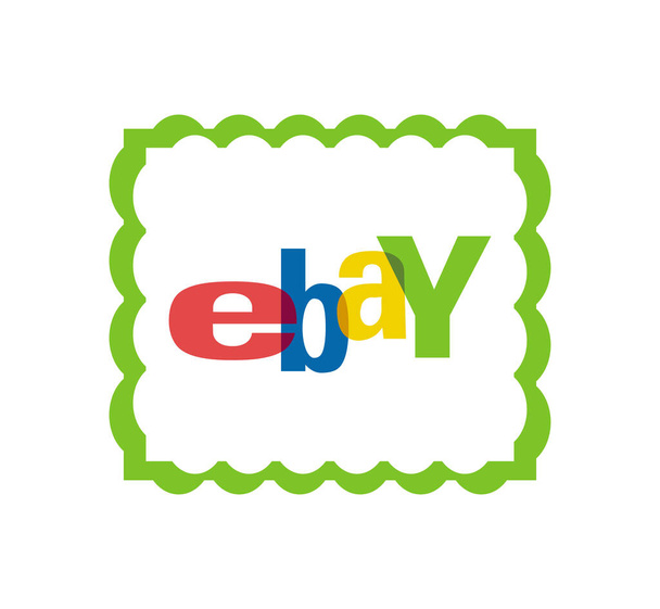 Ebay logo. Ebay is an American corporation and e-commerce company. Providing sales services. Ebay leader in e-commerce . Kharkiv, Ukraine - June , 2020 - Foto, Imagen