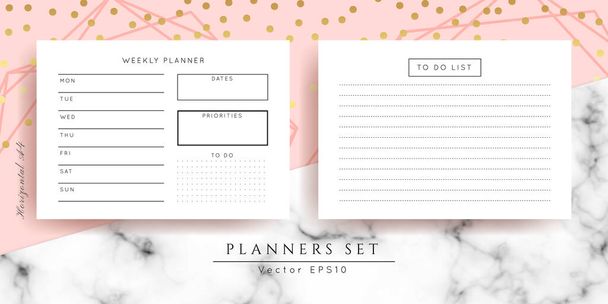 Premium Vector  To do list template with kawaii bee and flowers cute  design of schedule daily planner or checklist