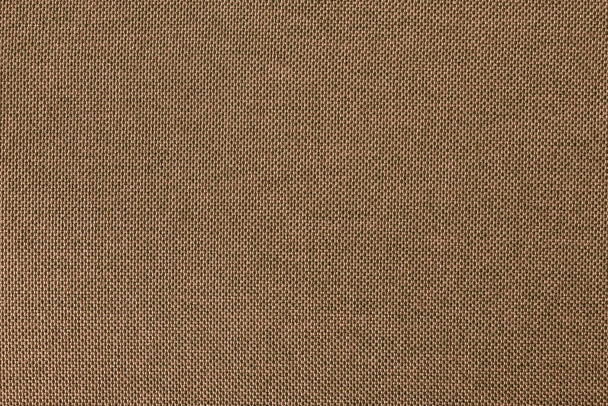 Dark brown fabric texture for background and design art work with seamless pattern of natural textile. - Photo, Image