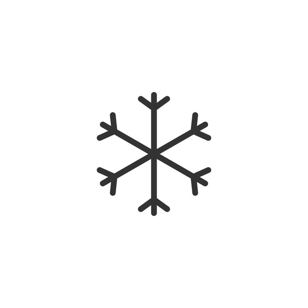 Snowflake vector icon. Snow symbol modern, simple, vector, icon for website design, mobile app, ui. Vector Illustration - Vector, Image