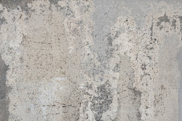 Abstractie pastel achtergrond met beige tinten, bruin, grijs. Geoxideerd metaal, email, roestige metalen textuur, oppervlak met roeststrepen en krassen. Zachte focus - Foto, afbeelding